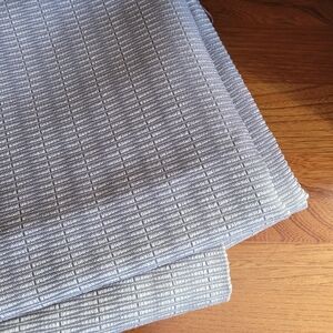 Gray & White Textured Upholstery Fabric